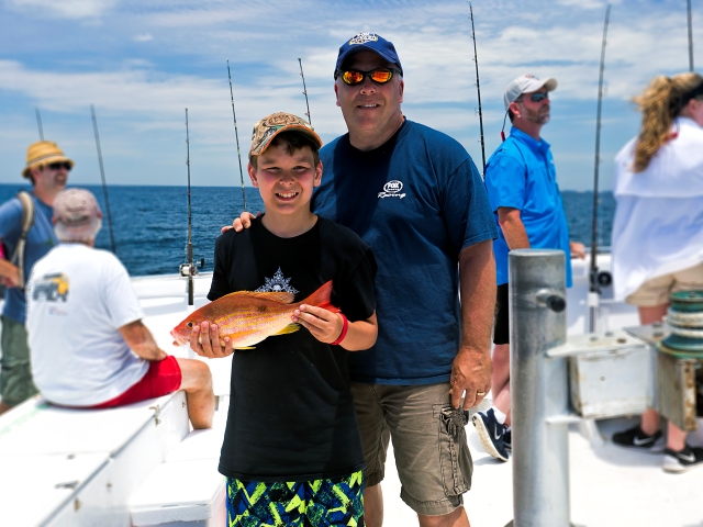 destin party boat fishing